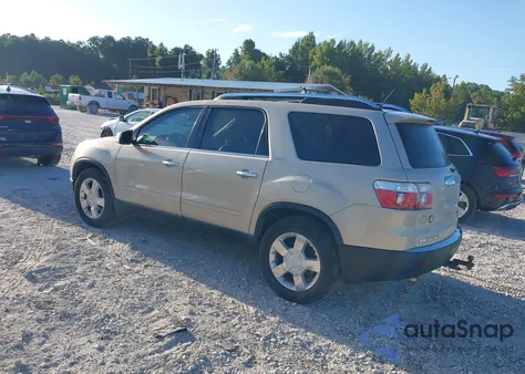 2007 GMC Acadia Slt-2 z USA, uszkodzony, nr VIN 1GKEV33777J128584